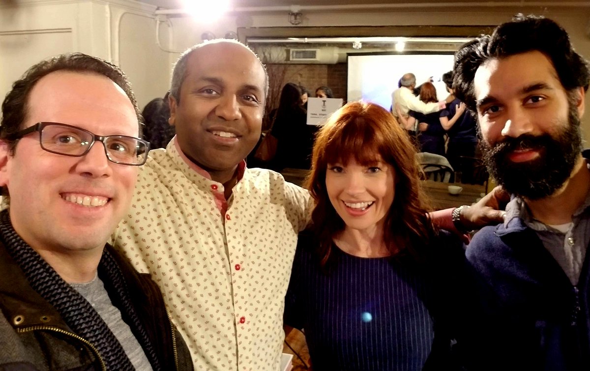 SpinItSocial's tweet photo. There's no event like a #Sreevent! Yesterday it was all about #WikiSecrets w/ @Fuzheado & @Sree. Always wonderful to make new & meaningful connections -- not just contacts in my world. A pleasure Amber Browning-Coyle @SpotlightOnTV & @Jagmeetmac Comms Manager for @Sikh_Coalition. https://t.co/cbJh9YxTcM