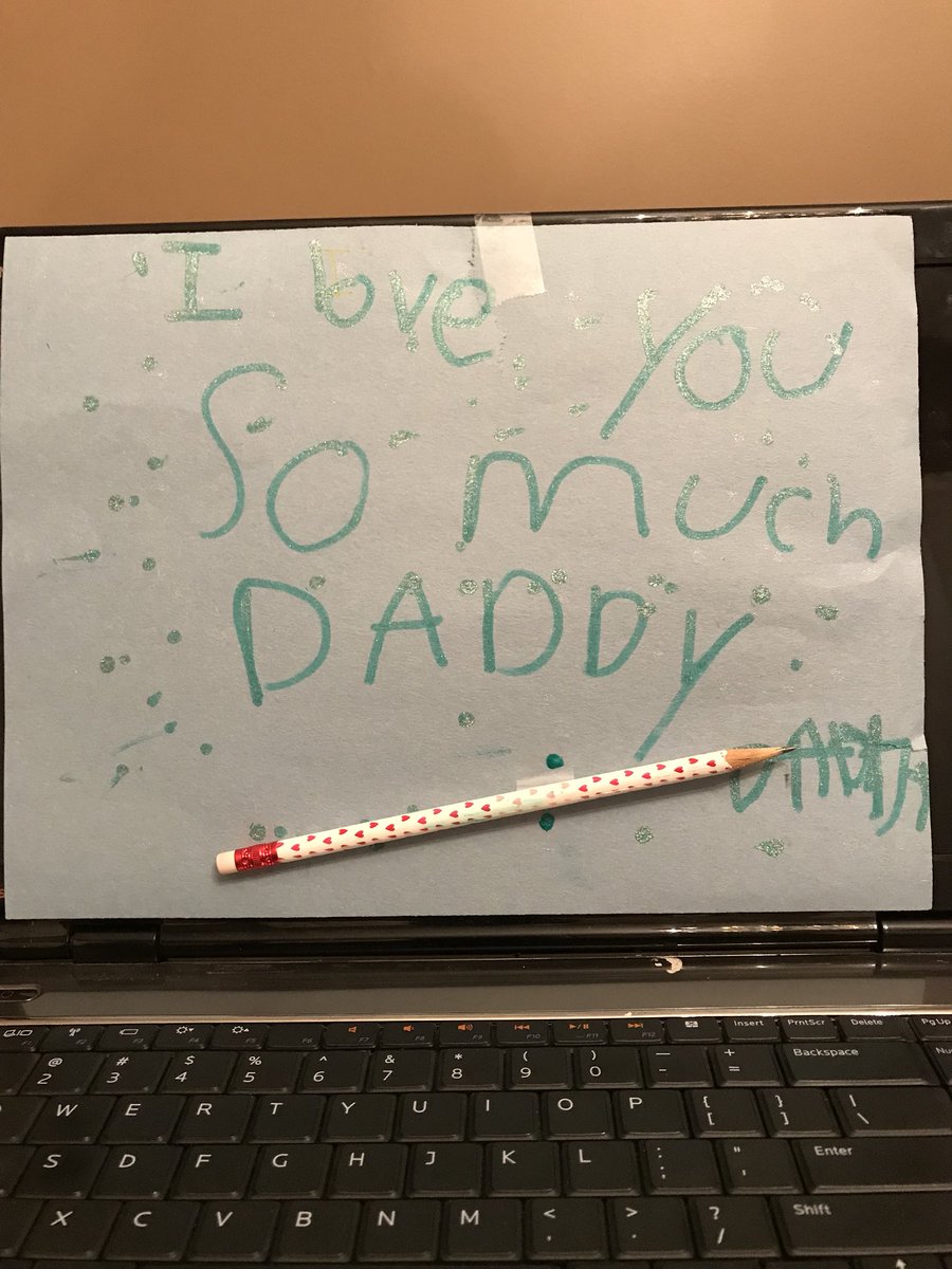andrewselder's tweet photo. What keeps you going after a long day and more work to do! A surprise when you open the computer! https://t.co/yK4LVrzv7k