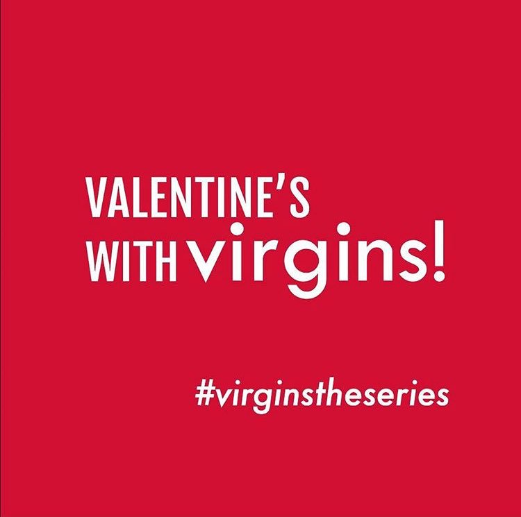 VirginsSeries's tweet photo. #SexlessintheCity this Valentine’s Day? Tune in to Facebook &amp; YouTube to catch the 1st episode of Virgins at 8pm EST https://t.co/bUzHtLCa1h