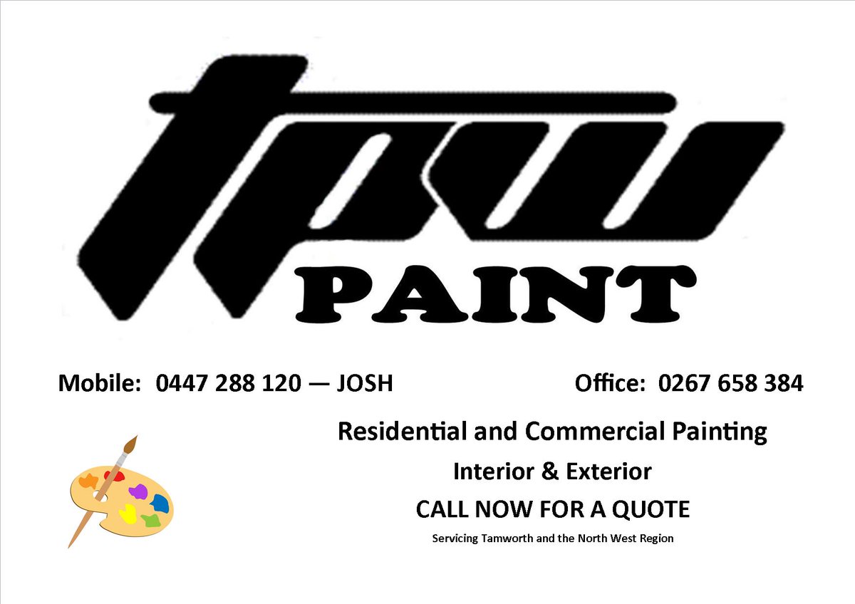 TRASZptyltd's tweet photo. @TRASZptyltd has a painting division now available to take your quotes @tamworthnsw #tamworthnsw @ArmidaleChamber @GunnedahShire1 #armidalensw #gunnedahnsw https://t.co/McDDCvIyJB