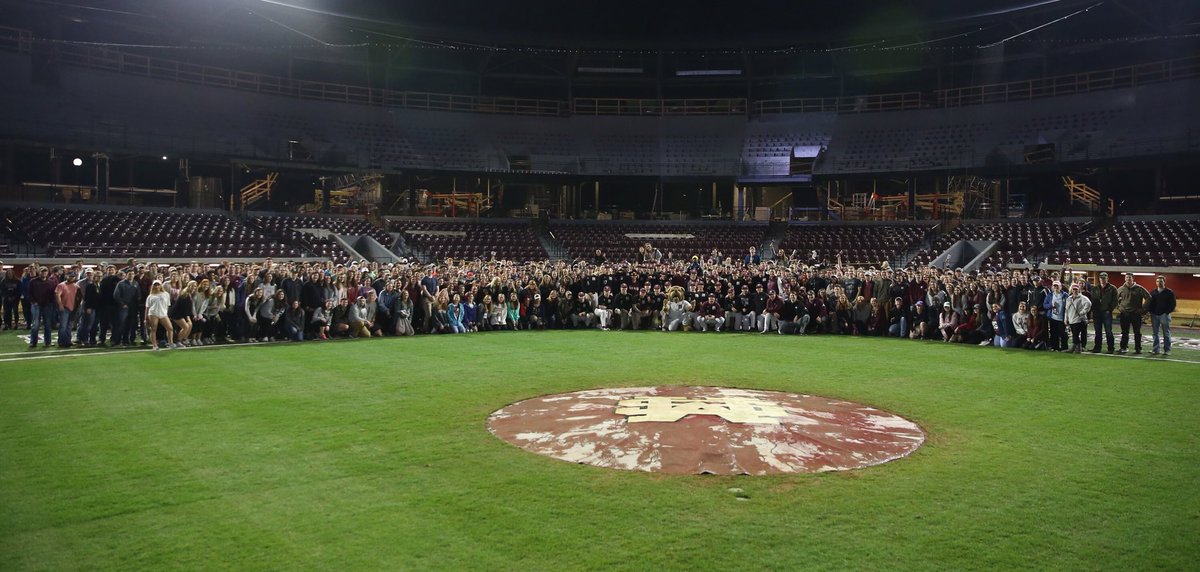 Just another day at the office for the best fans in college baseball...

Tonight they helped set the record for the largest crowd in Cowbell Yell history!

#HailState🐶