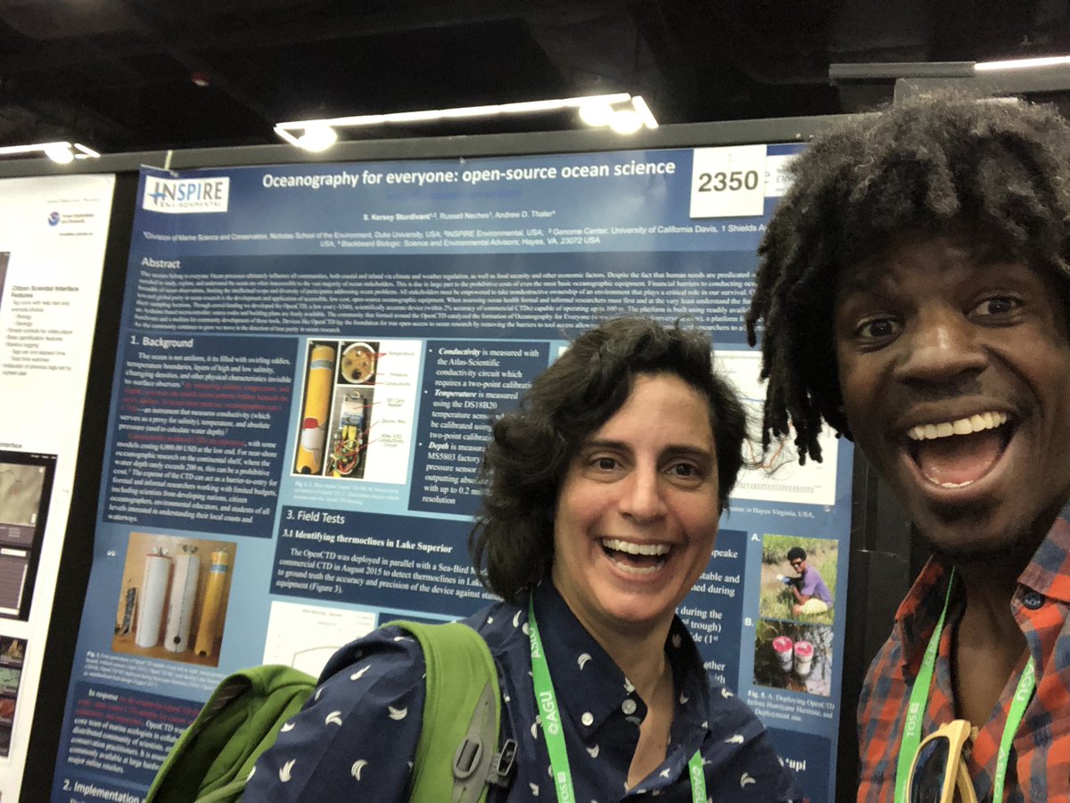 Wormcam's tweet photo. @rejectedbanana just came and checked out the #openctd poster @ #OSM18.
#scientistselfies #osm2018 #hacktheocean https://t.co/3URFHamzbe