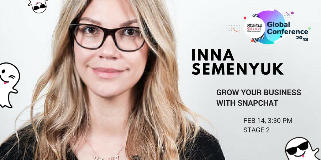 Are you coming to my #SnapchatForBusiness talk at <a href="/StartupGrind/">Startup Grind</a> tomorrow? Tweet back at me and tell me about your company! And see you tomorrow at 3.30pm at Stage 2! #startupgrind #StartupGrind2018 #snapchat