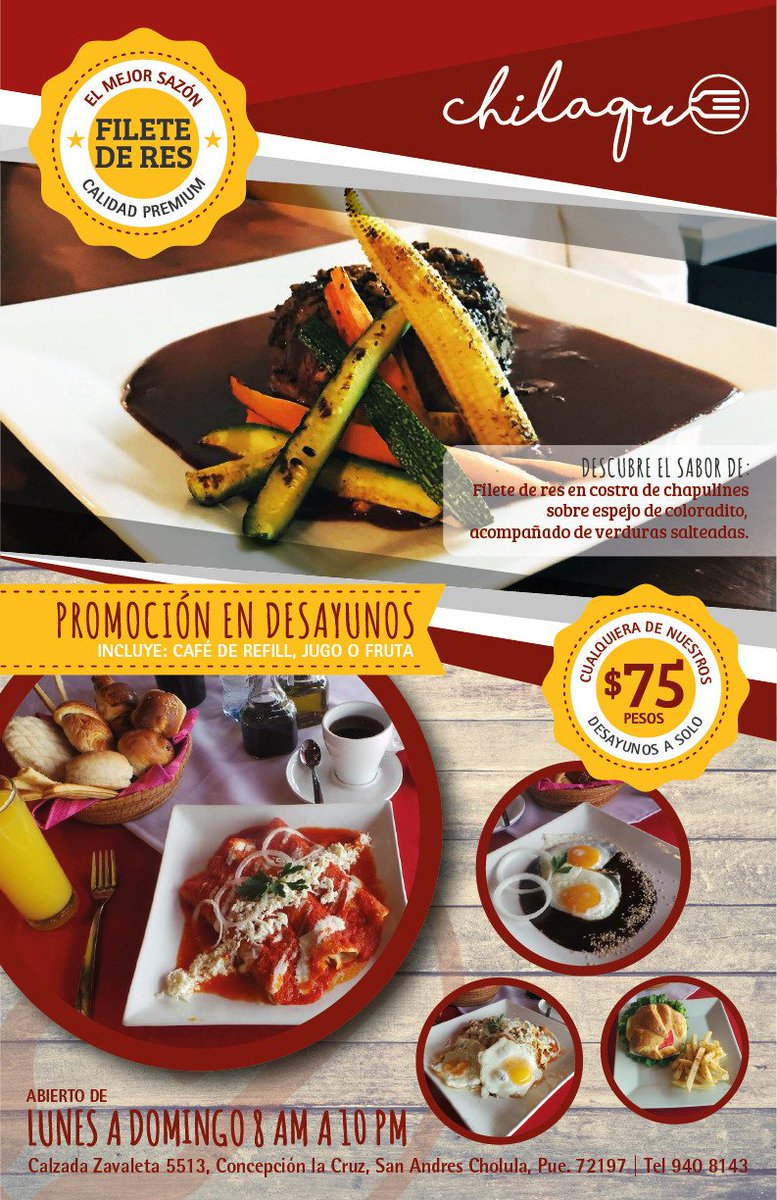 fabicarlock1's tweet photo. No sabes donde ir a desayunar ven visitanos #chilaque https://t.co/Jvz366NMZb