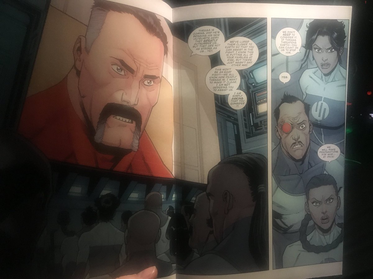 mikerb2223's tweet photo. @DigitalPizzaM @Beestface @nerdschatting @ArtByFab @RobertKirkman @corenthal @RyanOttley @InvincibleHQ @Skybound @InvincibleCast @walkerswagalex @JonSommariva @iHolla @ridertroy @nahuelroark @robbiez @RusWooton @fetorpse @Hero1197 @Chris_Giarrusso @cliff_rathburn @fcoo @derekdraws Nolan calls for backup... #Invincible15 https://t.co/oKLgiPTHPP