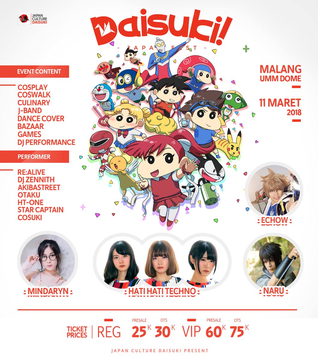 Weambloo's tweet photo. #Malang 11 Maret 2018 "Daisuki! Japan Fest" di UMM DOME, with @hatihati_techno | Mindaryn | @echow_eko &amp; @ZainalNaru https://t.co/6sUwVeiWtI