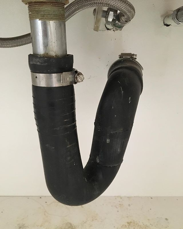 ContegraInc's tweet image. Demoing out a washroom and found this under the sink.  I wonder if a plumber was here?  Whatever works I guess.  #ContractorsLife  #Trap  #Plumber  #Washroom  #Reno ift.tt/2nXmB2S