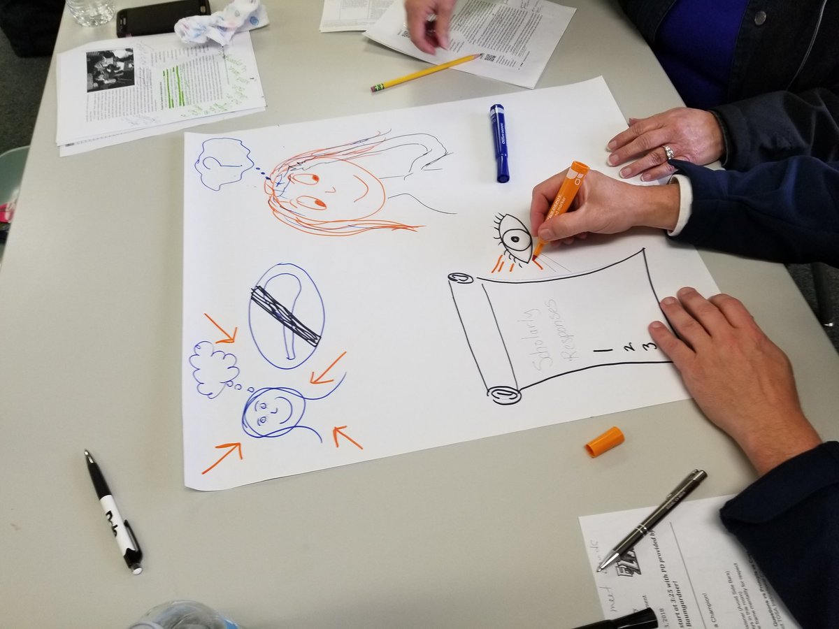 NRESprincipal's tweet photo. Frank Ledesma teachers working with questioning strategies while practicing cooperative learning protocols. #susdlearns #rigorousreading https://t.co/6NeJJQvWVu