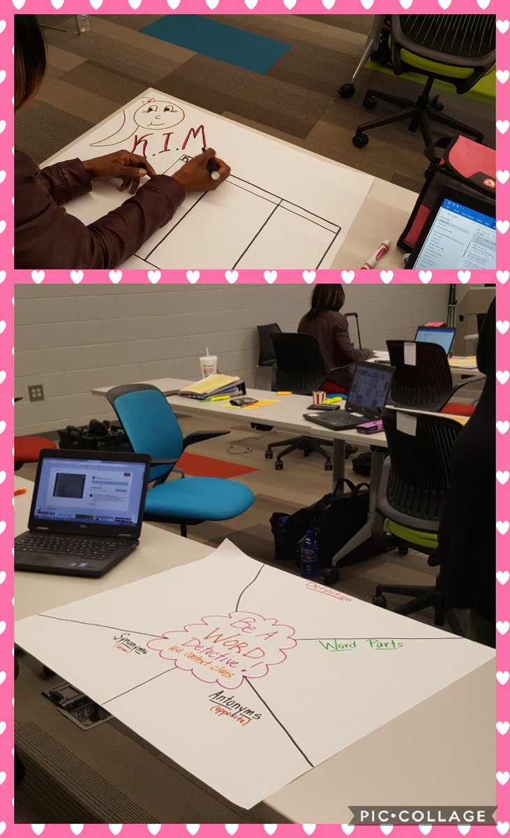 SEC teachers creating anchor charts for vocabulary strategies! <a href="/YolandaBW/">Dr. Yolanda Brownlee</a> @fultonslc <a href="/FCiAchieve/">FC Achievement Zone</a>