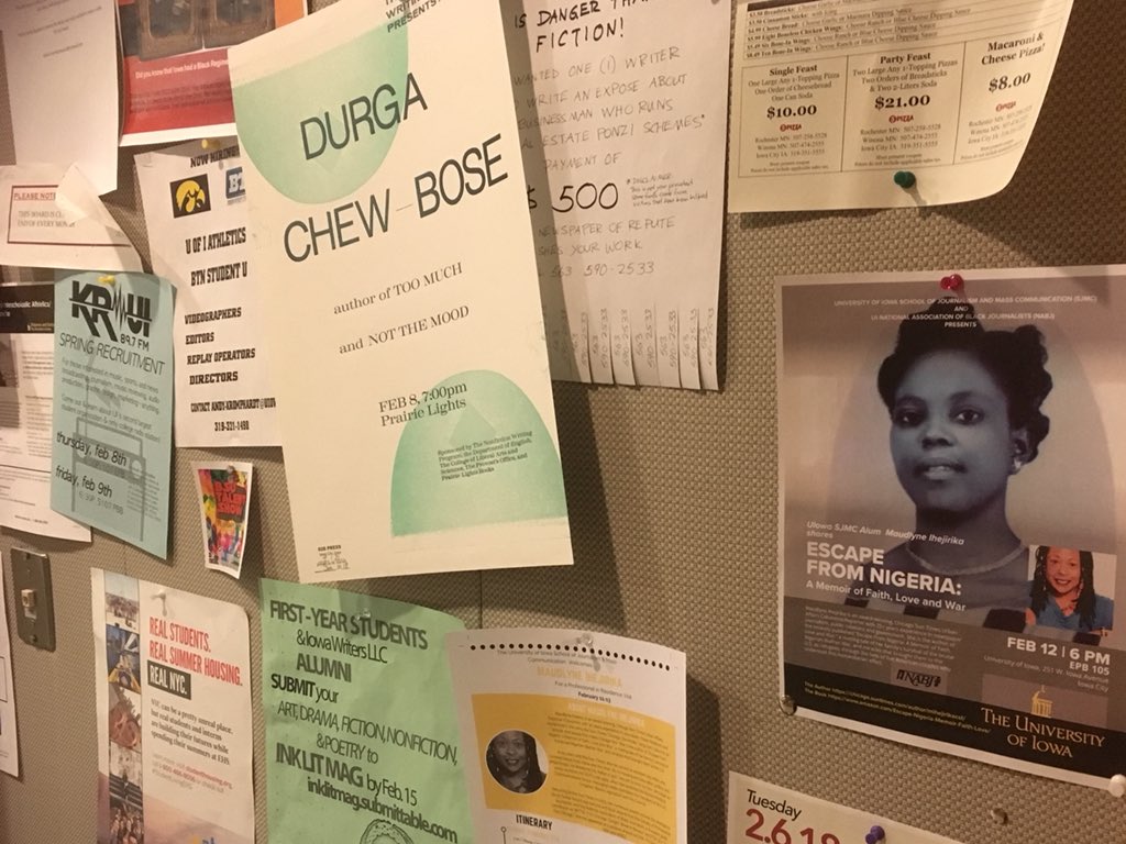 maudlynei's tweet photo. Ending a wonderful 3 days in #IowaCity 4 @uiowa School of Journalism & Mass Communication #ProfessionalInResidence!
Engaging discourse w/faculty & students on state of #Journalism + #UrbanAffairs #Immigration #BookPublishing!
My Thanx 2 #SJMC Director #DavidRyfe & Amazing Dept! https://t.co/I7nOvoSkpi