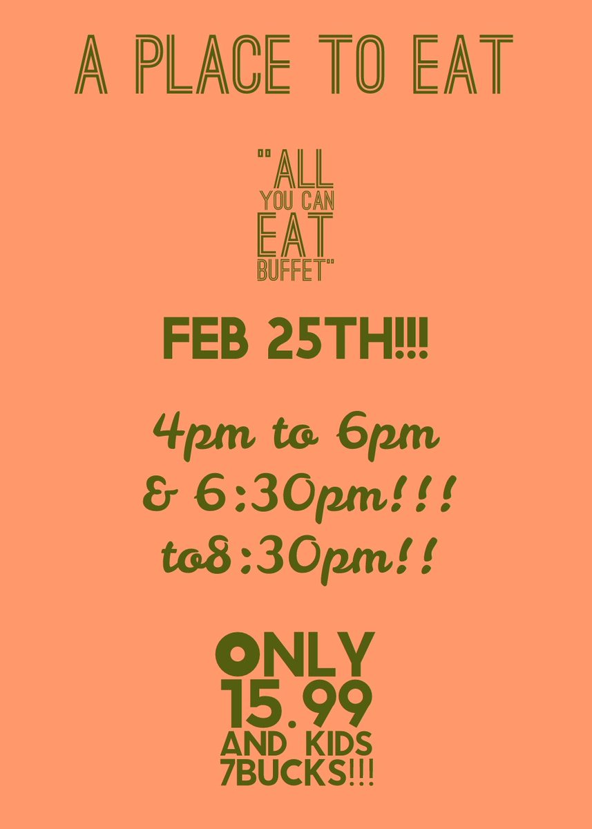 A Place To Eat (@aplacetoeat2) on Twitter photo 