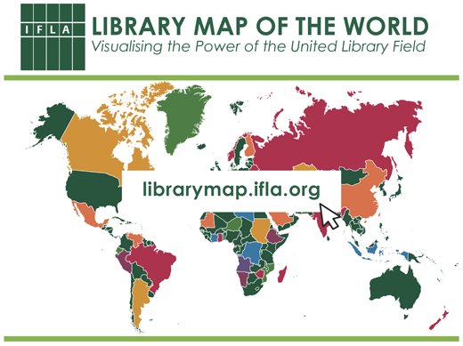 sbibliotecario's tweet image. El #Mapa de la @IFLA de las #bibliotecas del Mundo ya está en línea 👉 bit.ly/2v7Nh72  @IFLA_LibraryMap @IFLALAC #worldlibrarymap