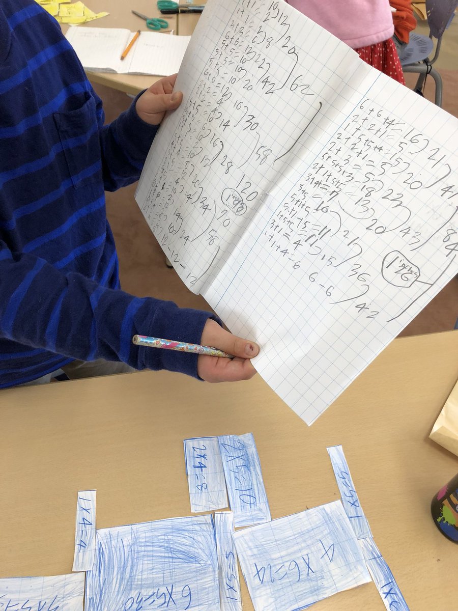 3NYIS's tweet photo. “There are too many numbers!” Students challenge themselves to measure the perimeter of their area robots. #yislearning https://t.co/RDS6cvGdON