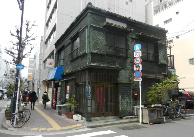 In Japan, where weather can be severe and sea mist can rot any building facade in a few years entire buildings are sometimes clad in copper.