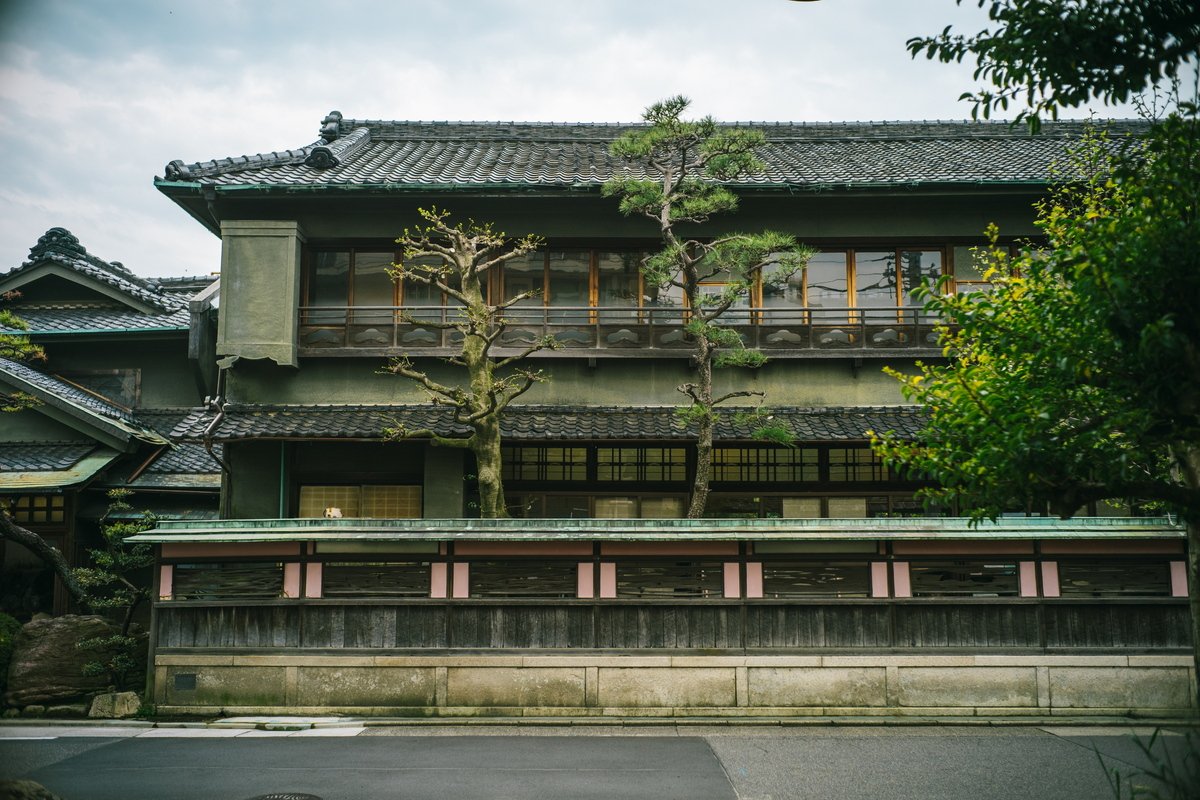 In Japan, where weather can be severe and sea mist can rot any building facade in a few years entire buildings are sometimes clad in copper.