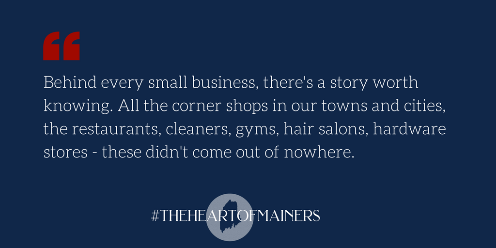 HeartOfMainers's tweet photo. We want to hear YOUR story! #maine #SmallBusiness #bangor #portlandme #theheartofmainers #InspirationalQuotes #quoteoftheday https://t.co/WveJr7FDzL
