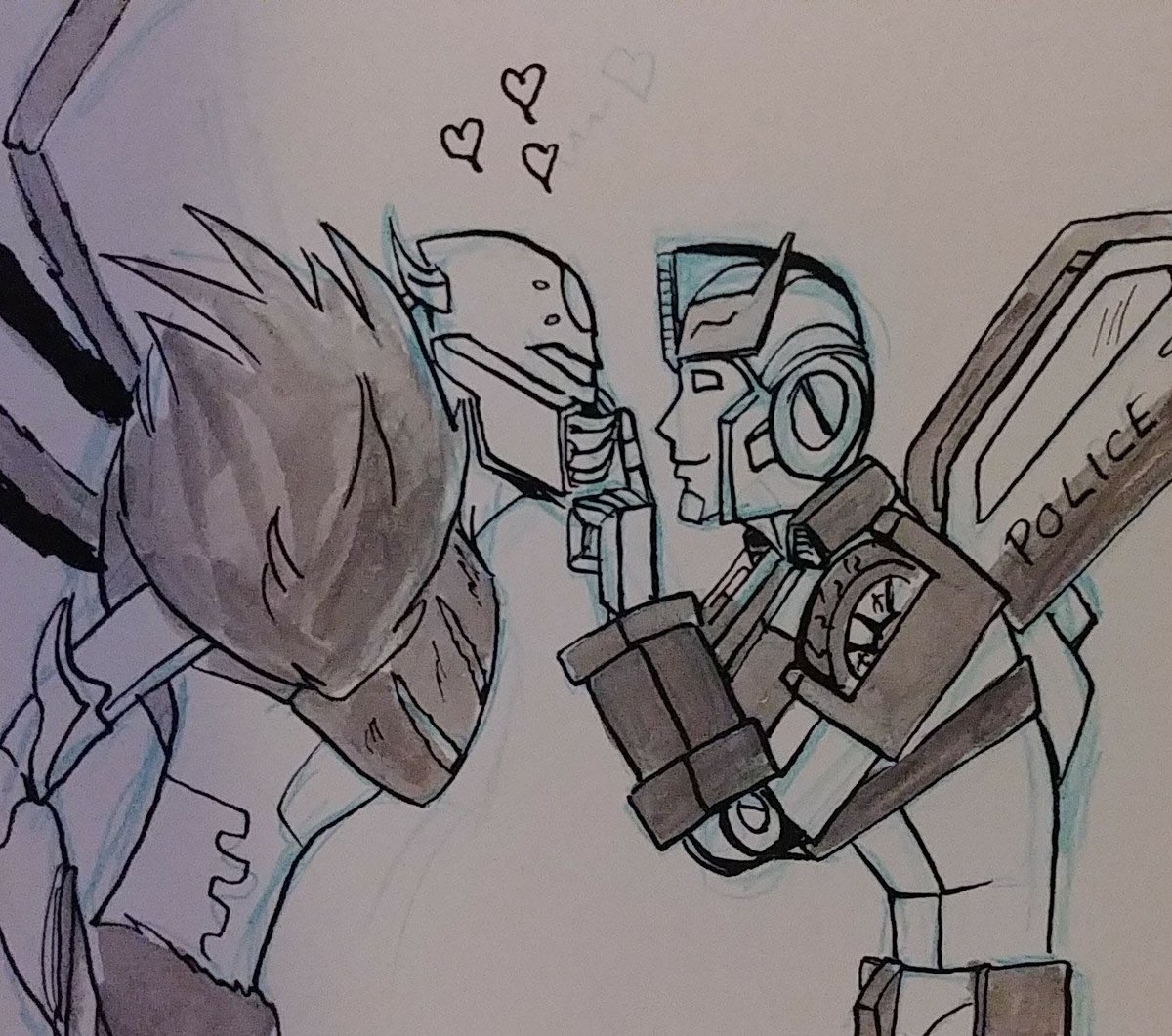 Cyber54prime's tweet photo. Happy Valentine day everyone
#Prowl X #Tarantulus / #Tarantulas
#transformers #sotw #sinsofthewreckers #lostlight #mtmte #maccadam
#idw https://t.co/OeASzcWEiR