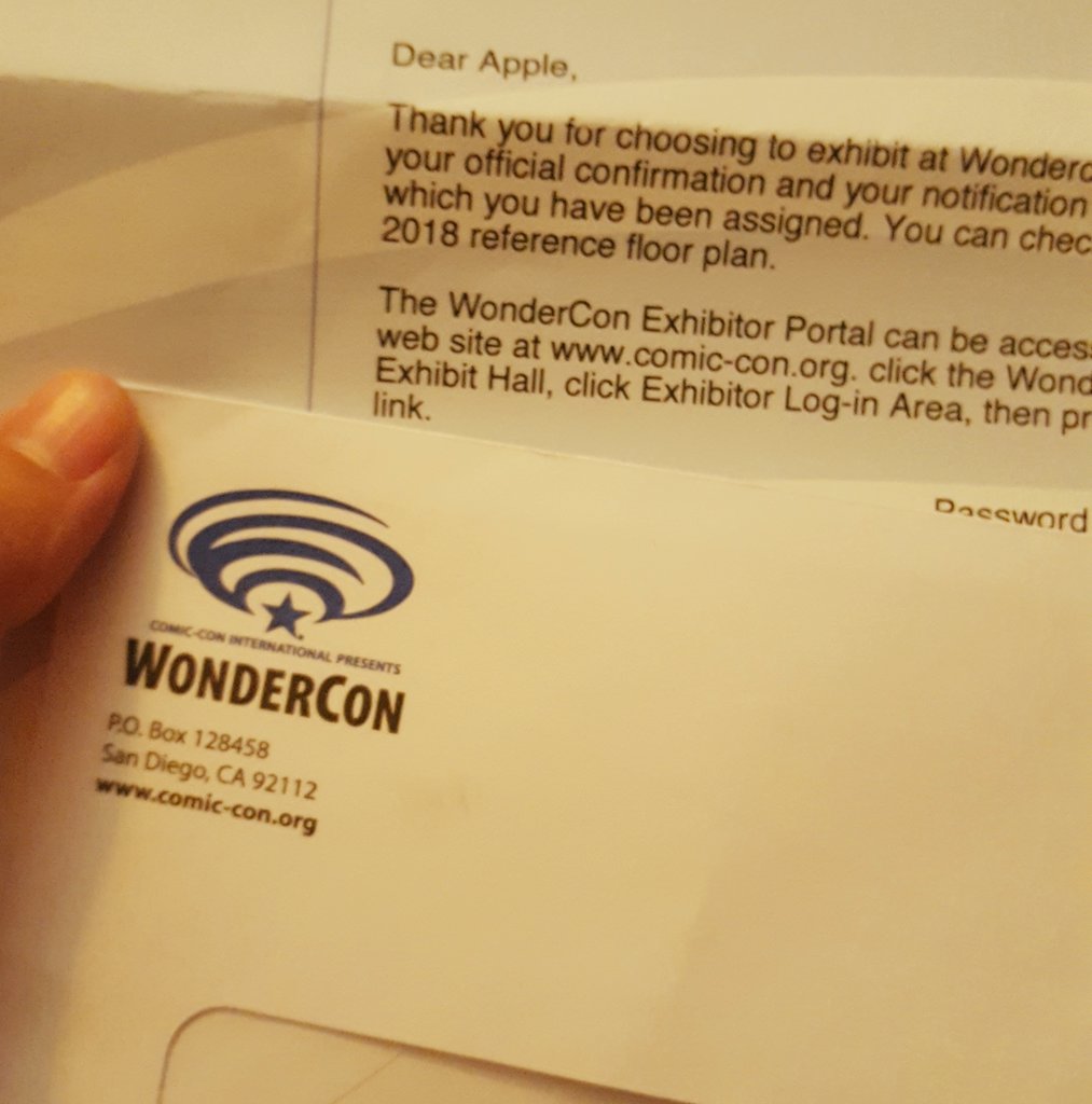 MiniAppl3's tweet image. Looks like we are going WonderCon.... they told me i got my space just now...2 months to get ready... We still need to fix the game and i haven't even stream since New Year.... I am the worse.... 😭