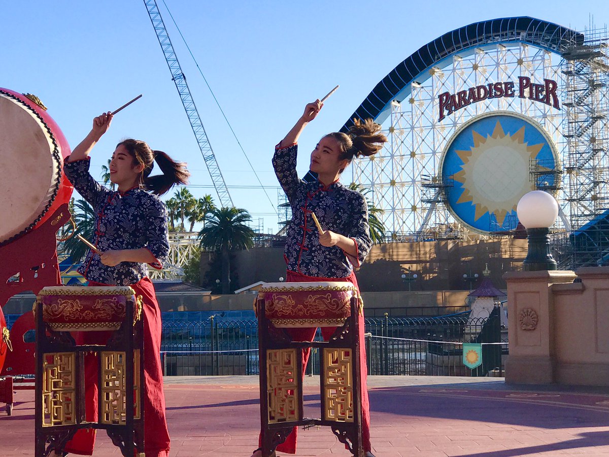 PaceVideo's tweet photo. The Lunar New Year celebration at #DisneyCaliforniaAdventure has great entertainment. #Disneyland https://t.co/P8T78GO9o0