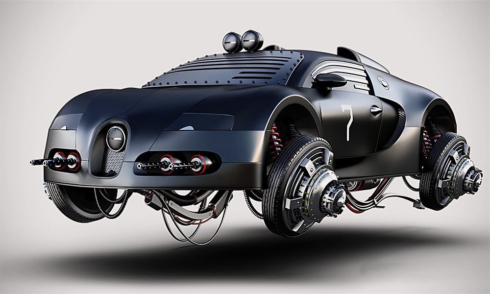 加藤 テツナオ ブレラン در توییتر Jomar Mochadoさんがデザインした現代の車をカスタムした近未来カー カッコイイ