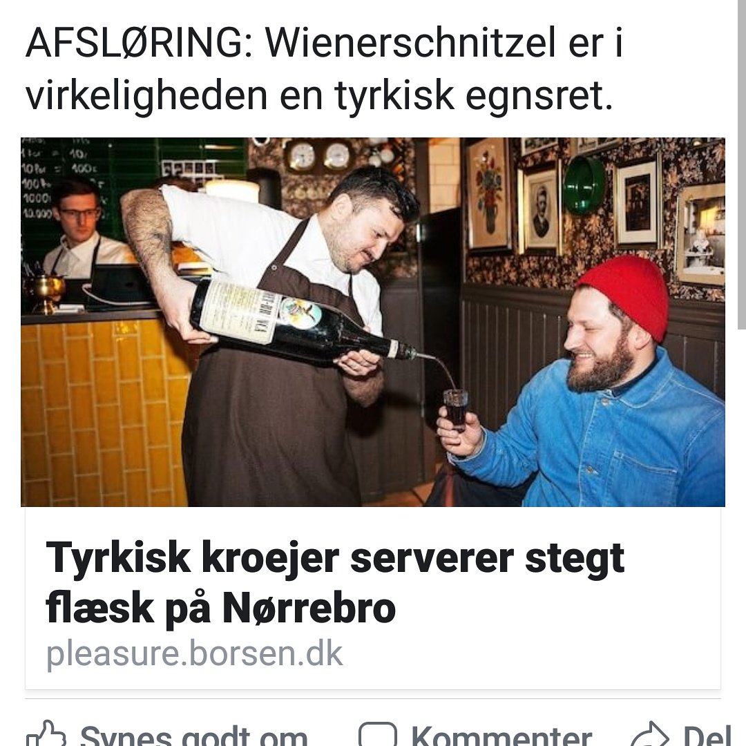 troelso's tweet image. AFSLØRING: Wienerschnitzel er i virkeligheden en tyrkisk egnsret.
bit.ly/2DY9CYT