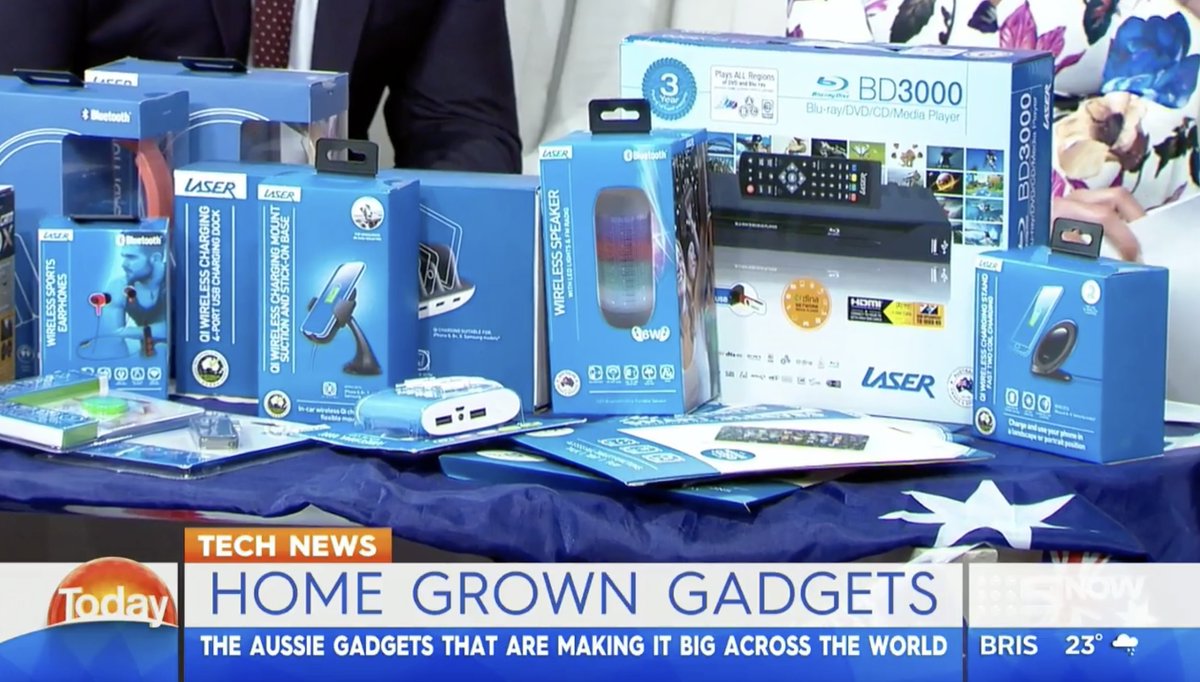 trevorlong's tweet photo. Some great Aussie companies doing cool things in Tech - so we should support them!  My segment this morning on @TheTodayShow - Watch: https://t.co/NafZvx4AUZ https://t.co/RnPVk2GGYW