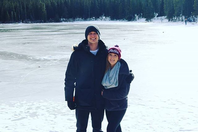 ImPatrickPrince's tweet photo. Sometimes it just takes a little leap of faith (kinda like standing on a lake of cracked, frozen ice hoping it doesn't cave in. Oh and btw, it had signs everywhere saying do not walk on) #colorado #adventure https://t.co/iyUsqn4D2y https://t.co/RaAkDUIgmt