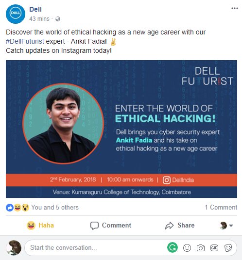 The_Sorcerer's tweet photo. The charlatan returns, thanks to @Dell I hope the company does some research about this charlatan #ankitfadia.
https://t.co/D5eDLzxucE
https://t.co/Elwiw2YXJK
#hacker #cybersecurity #india #india https://t.co/62loYKIuwY