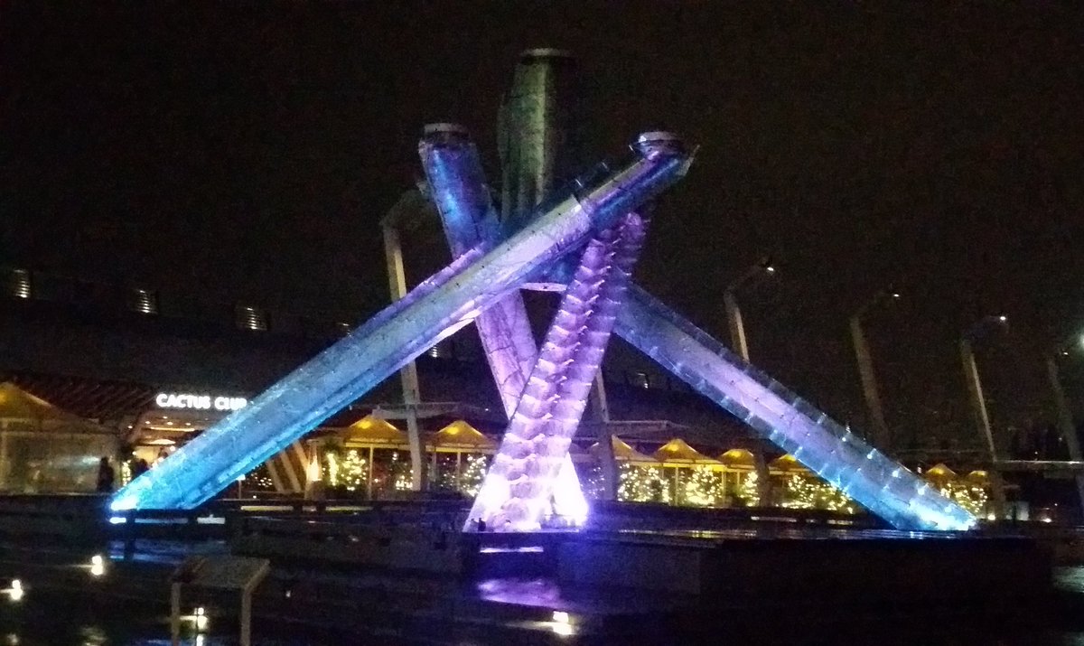 Was out and about in #Vancity last week and couldnt resist snapping a #pic of the gorgeous #Olympic cauldron in the rain. #tbt to fond memories of the 2010 #Winter #OlympicGames in my #WestCoast hometown. 
.
#ThursdayThoughts #Vancouver #BC #Canada #Olympics #ThrowbackThursday