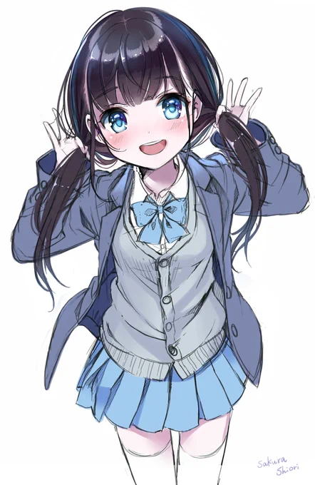 どうどう?似合うかなーっ?
#ツインテールの日 