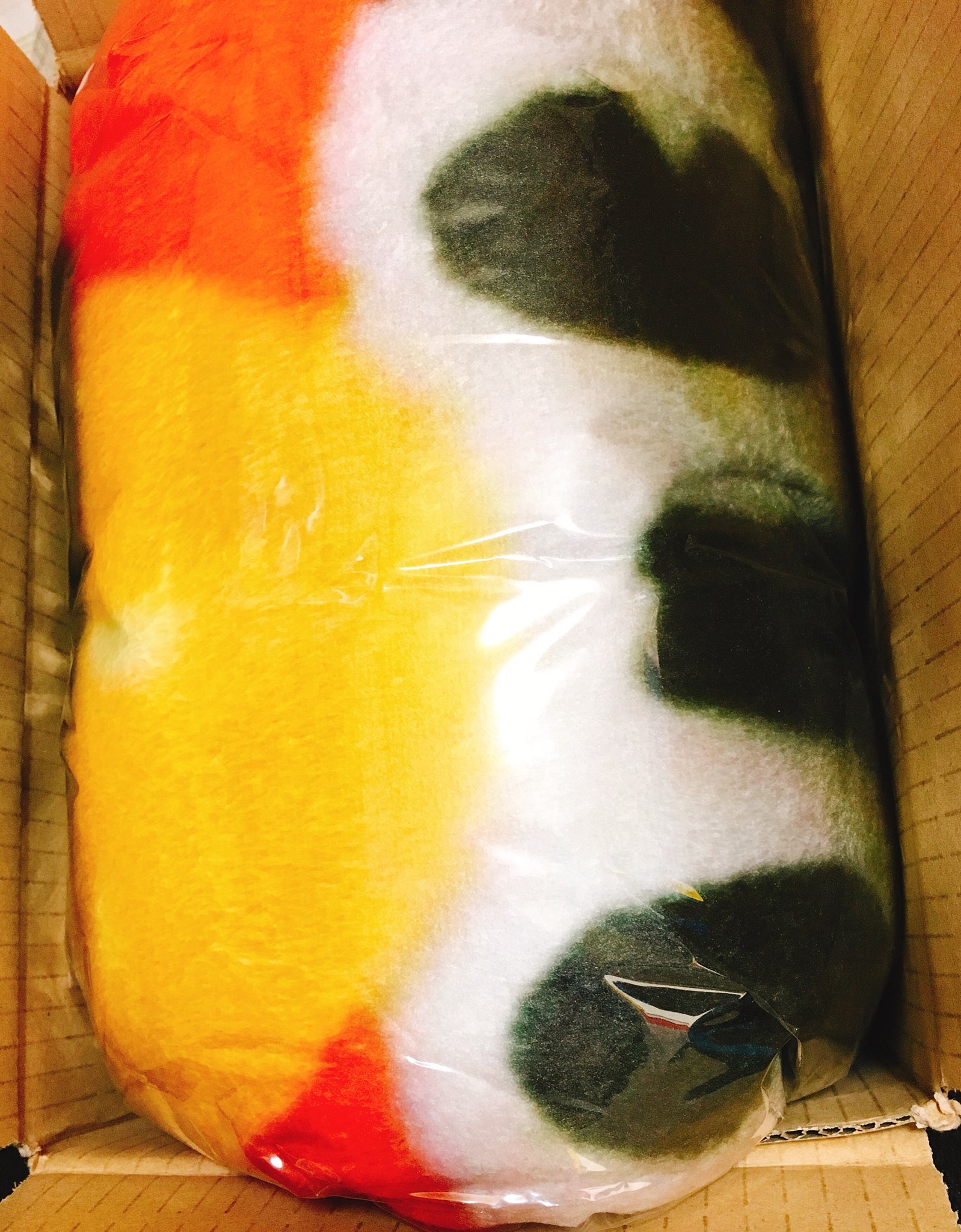 つば九郎 ほぼ等身大 ブランケット タオルケット しゃわーあびてこいよ。