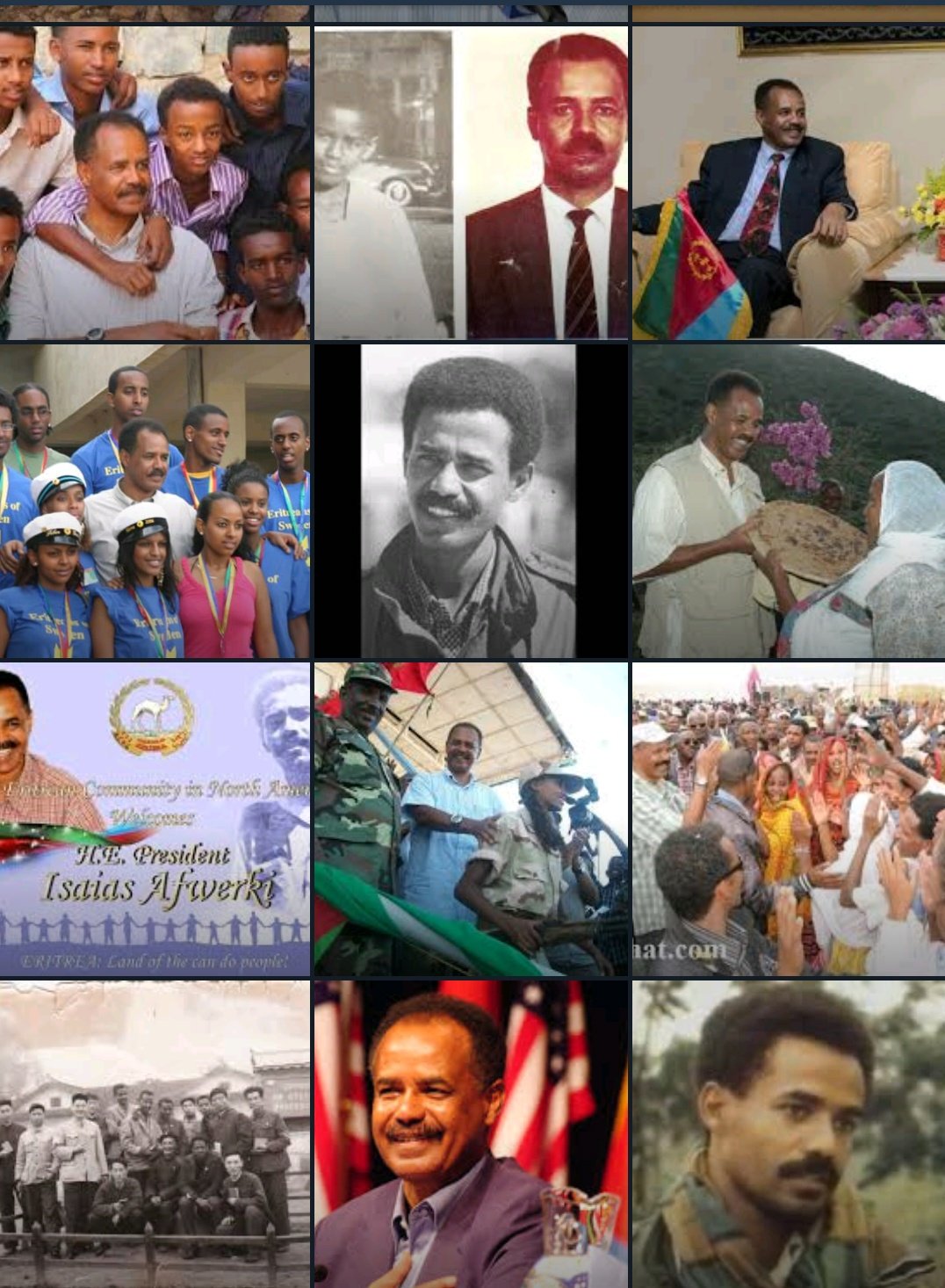 Happy 72nd Birthday to President Isaias Afwerki of       