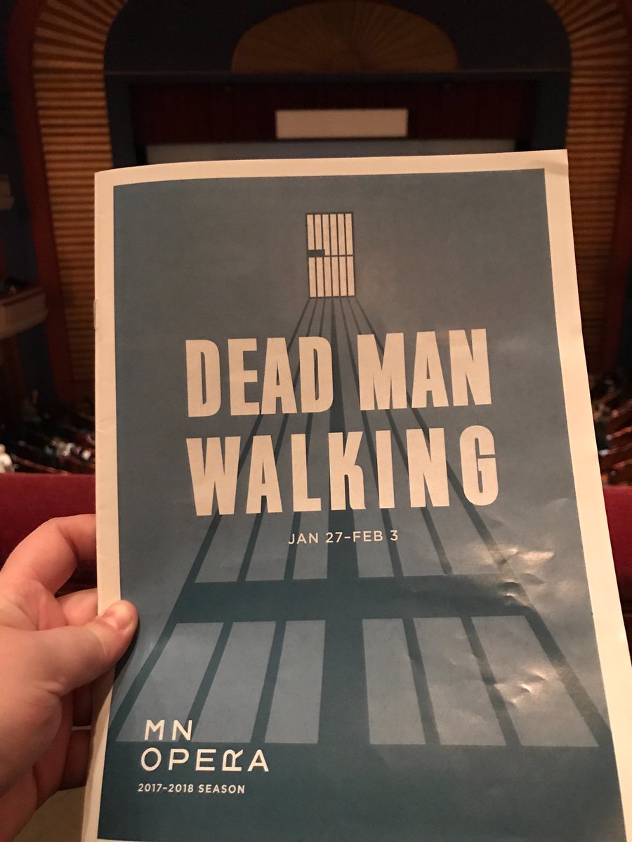 MorgiLeighW's tweet photo. Dead Man Walking is absolutely #wonderful and #heartbreaking. @mnopera artists have truly crafted something special. https://t.co/gGpilOG3xW