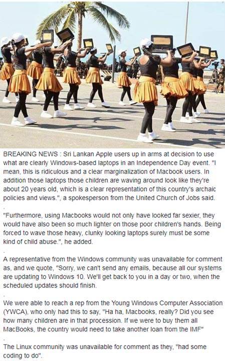 the_RMT's tweet photo. #LaptopDanceWhatEven #WeAreGoingForwardButFacingTheWrongDirection #JayaWeva #lka https://t.co/lmRurj5bC3