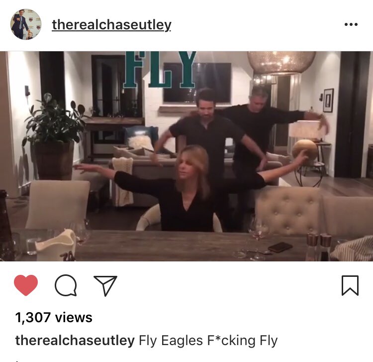 Scaramella331's tweet photo. Now that Chase Utley said this, I know we’ll have another parade #flyeaglesfly #worldf*ckingchapions 💚 @Eagles @PhillyFanLife https://t.co/CliOl7jZyj