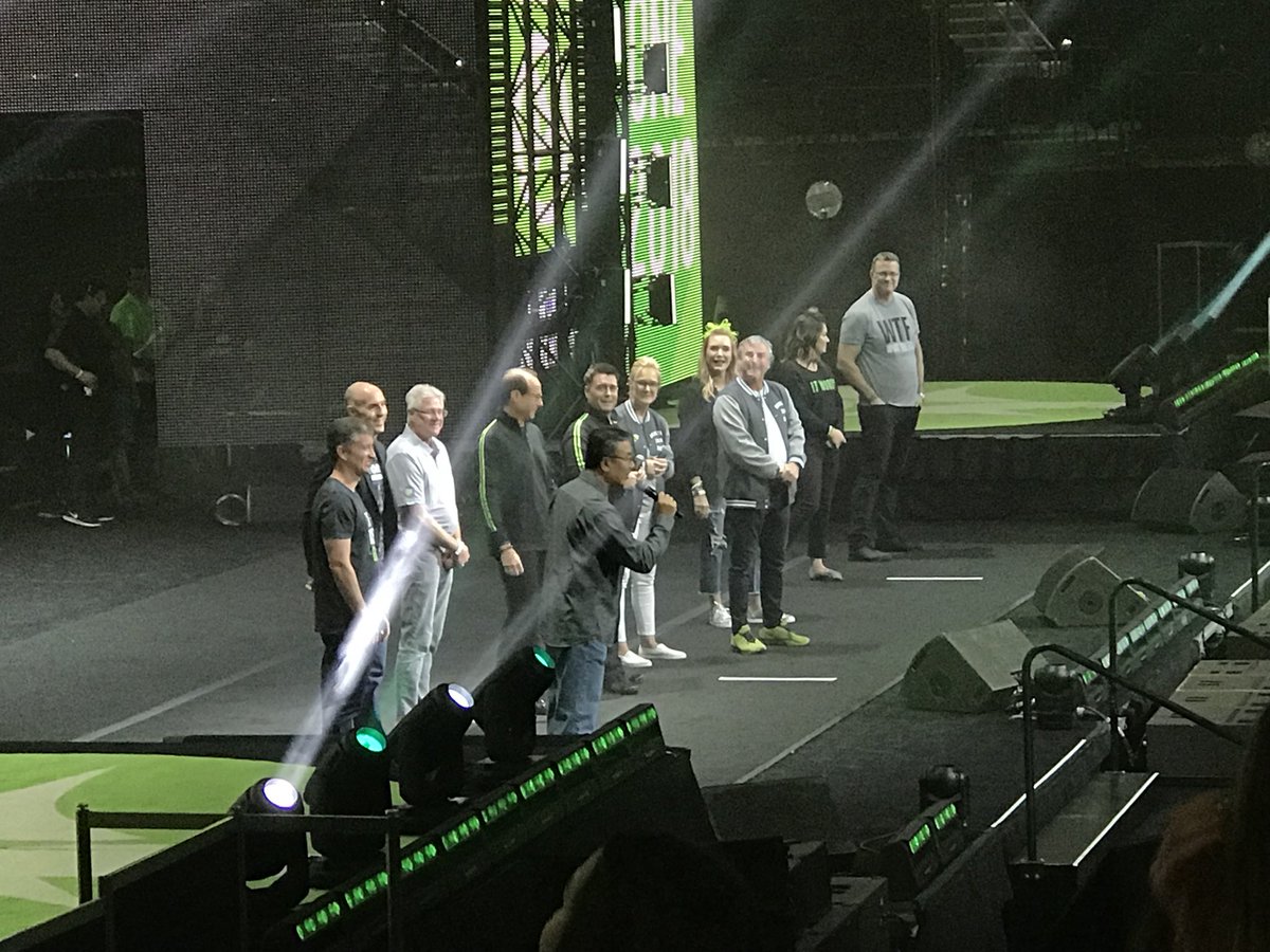 k10michelle's tweet photo. Tonight was just the kickoff party and we already had some amazing reveals, including that weโre expanding to #Korea! I canโt imagine what else is in store for this weekend! #WrapTheMap #ONE2018 #WholeNothaLevel #BringTheBoom https://t.co/M7n2FnjlfN