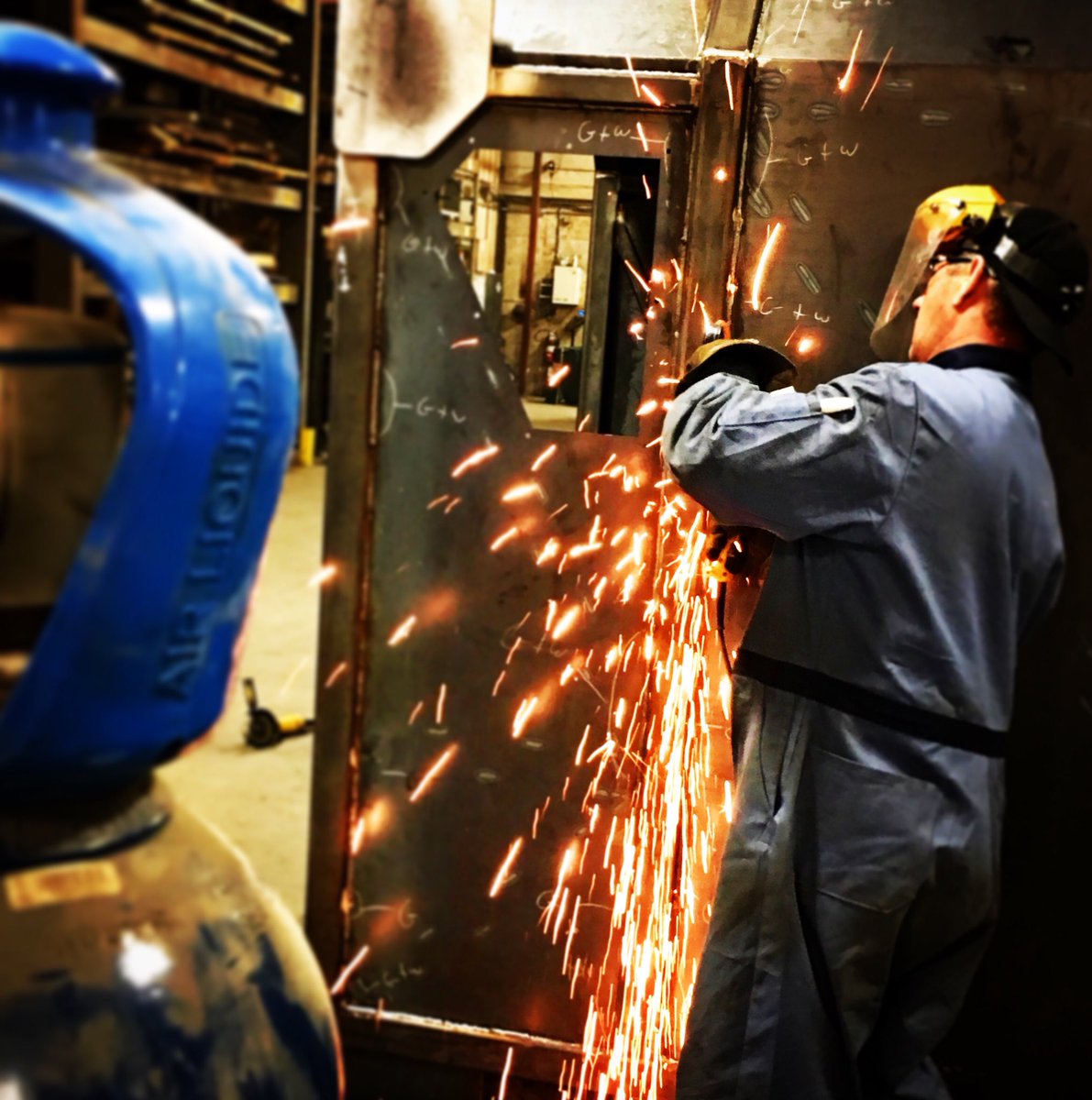 Our TK2 #MineRefugeChambers are fabricated by Red Seal Journeymen welders with their W49 Certification. The Red Seal program is a Canadian Standard of Excellence for skilled trades. We build the Best by the Best! #mining #minerefuge #minesafety #madeincanada #canadianmanufacturer