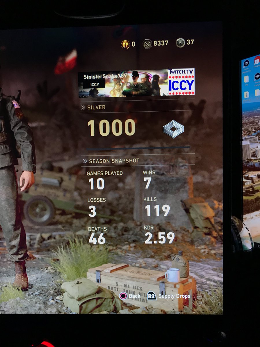 squidw4rdlolz's tweet image. How does this qualify me to be placed at low tier silver when i was 1800’s last season ?? #fixcod #CallofdutyWW2