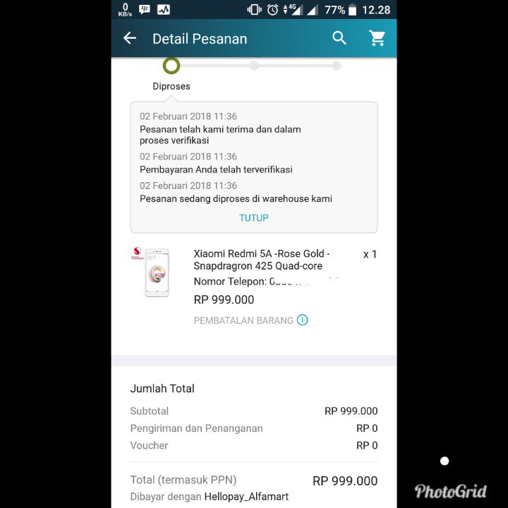 A_johny_A's tweet photo. @LazadaID @xiaomiindonesia Foyaa dapat Rose Gold..ada yang mau bayarin?  :D https://t.co/uxEXIrsn9X