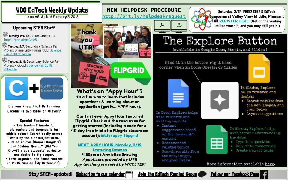 WCCUSD EdTech Weekly tweet media