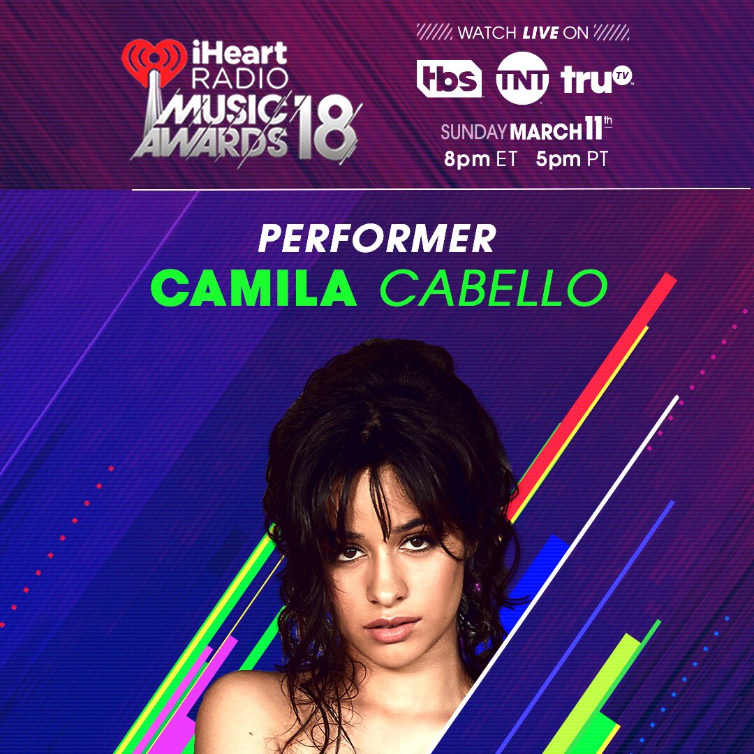 Camila_Cabello's tweet photo. sooooo excited to be performing at the #iheartawards!!!! hope to see u guys there 🦋 https://t.co/sjkWfKr6Qh https://t.co/4AhUzok6xN