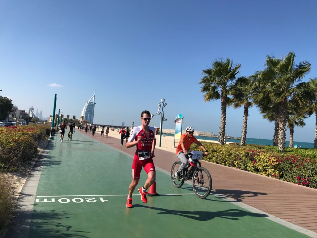 IRONMANLive's tweet photo. Fantastic performance on the way to another great win: @AliBrownleetri ran a 1:09:36 #IM703Dubai https://t.co/J5EinYcq54