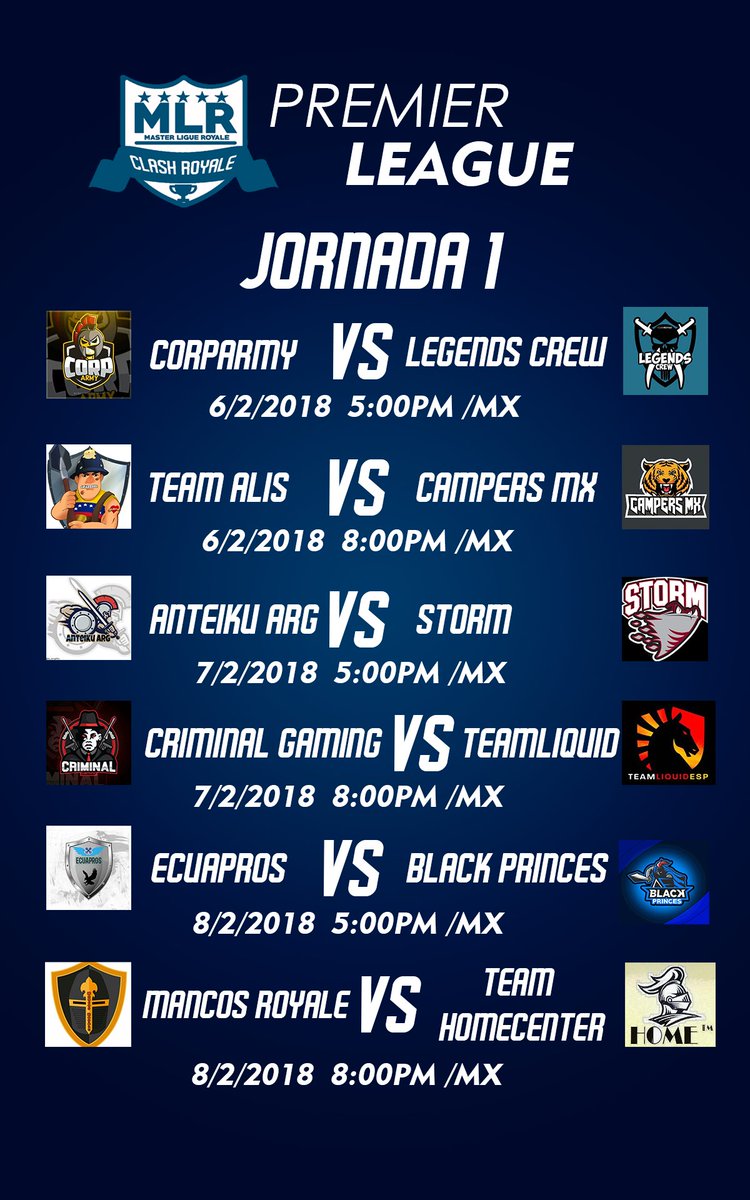 Jornada 1 de la Premier League #MLR #ClashRoyale