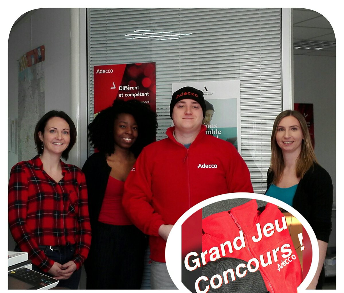 PascaleNogre's tweet photo. #Adecco Bravo à Quentin, notre heureux gagnant 😊 https://t.co/b8CBrvdPr5