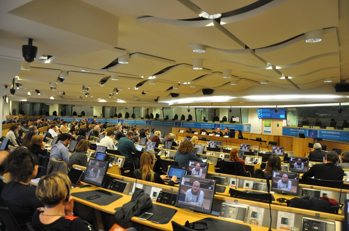 The <a href="/EESC_SocEnt/">EESC Social Enterprise</a> continues its work to eleaborate the opinion on How do #SocialEconomy Enterprises contribute to the integration of migrants?>> Thanks <a href="/GiuseppeGuerin1/">Giuseppe Guerini</a> &amp; <a href="/EU_EESC/">European Economic and Social Committee</a> for this very inetresting initiative!