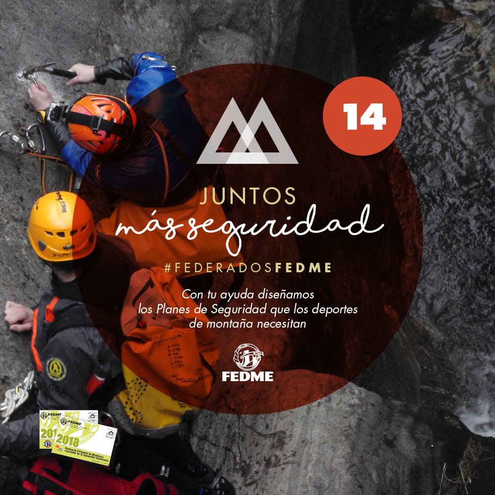 ¡En la montaña la Seguridad es lo primero! Te ayudamos a consegurila... #federadosfedme ow.ly/BCz430i9Wpd