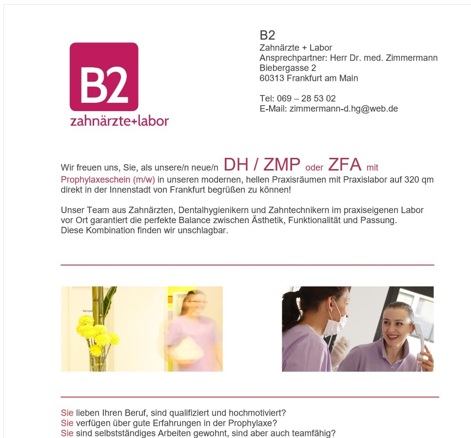 AnjaFink's tweet photo. Stellenanzeige:
https://t.co/Gn5mPwZvFc
#Frankfurt #ZFA #DH #ZMP #jobdental https://t.co/G9ybBYTSro