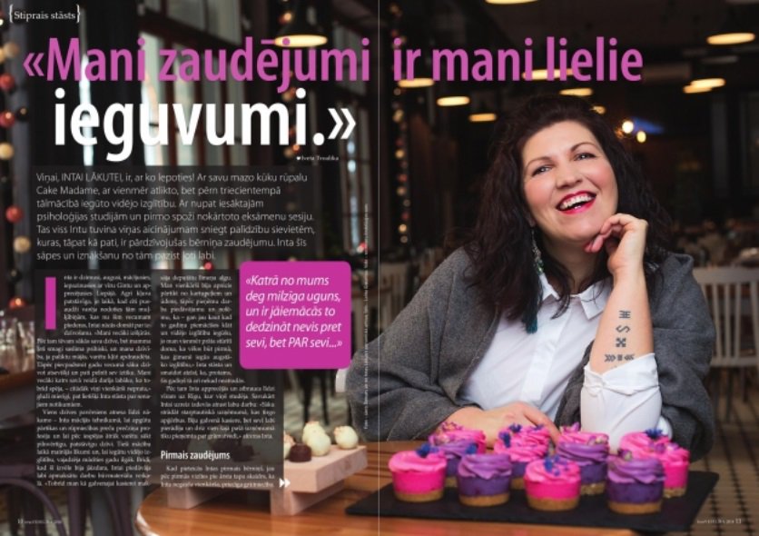 Žurnālā <a href="/Ievas_Veseliba/">Ievas_Veseliba</a> var izlasīt brīnišķīgu stipro stāstu par Intu Lākuti, kura piedzīvojusi četru bērniņu zaudējumu.