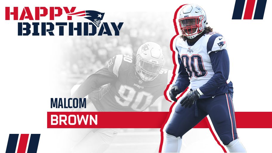 Patriots's tweet photo. Happy birthday, Malcom! https://t.co/0FqNewjdEB