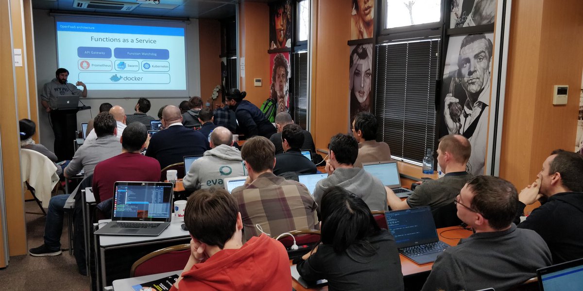 lpiot's tweet photo. Présentation de #openFaaS sur #kubernetes et #Azure @ClusterEuCamp https://t.co/XBGT4ywkK0